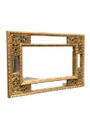 Classical design gilt framed wall hanging mirror 97cm x 66cm