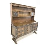 20th century oak dresser
