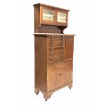 Edwardian mahogany dentists cabinet