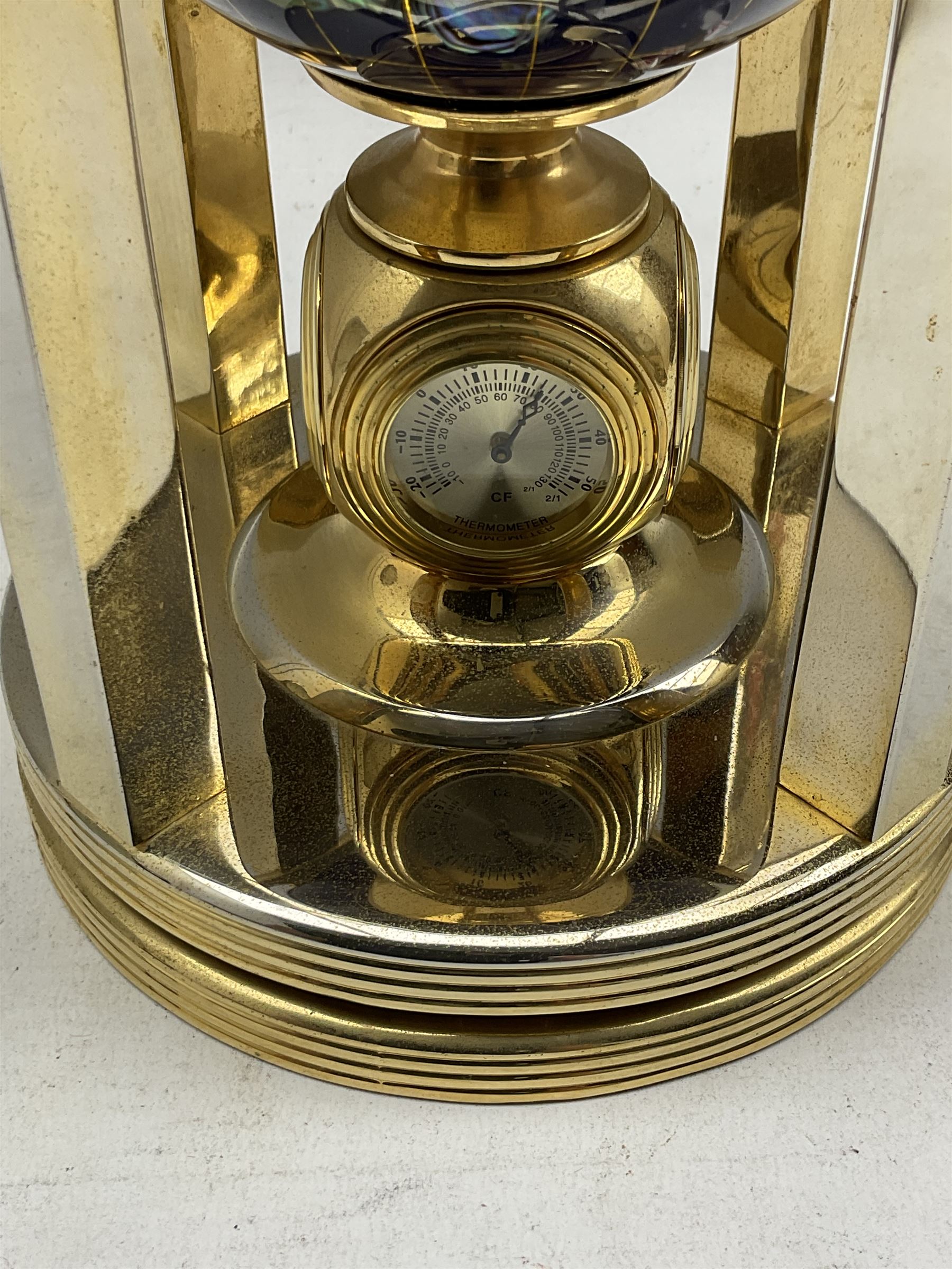 A globe desk clock with two battery driven clock dials - Image 5 of 5