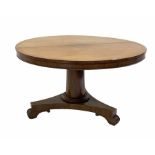 Victorian mahogany circular breakfast table