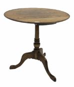 George III style oak centre table