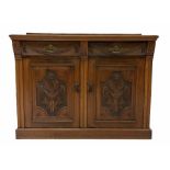 Edwardian walnut sideboard