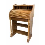 20th century oak writing desk