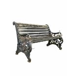 Early 20th century two seat bench