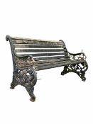 Early 20th century two seat bench