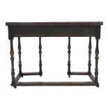 Early 20th century oak console table