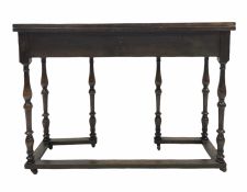Early 20th century oak console table