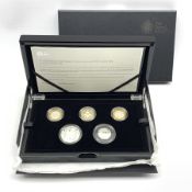 The Royal Mint 'The 2018 United Kingdom Silver Proof Piedfort Commemorative Coin Set'