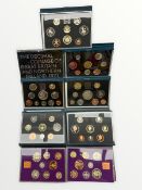 Royal Mint United Kingdom proof coin collections dated 1986
