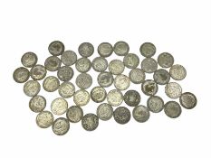 Approximately 620 grams of Great British pre 1947 half crown coins