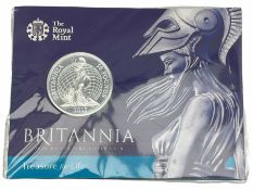 The Royal Mint Britannia 2015 UK fifty pounds fine silver coin