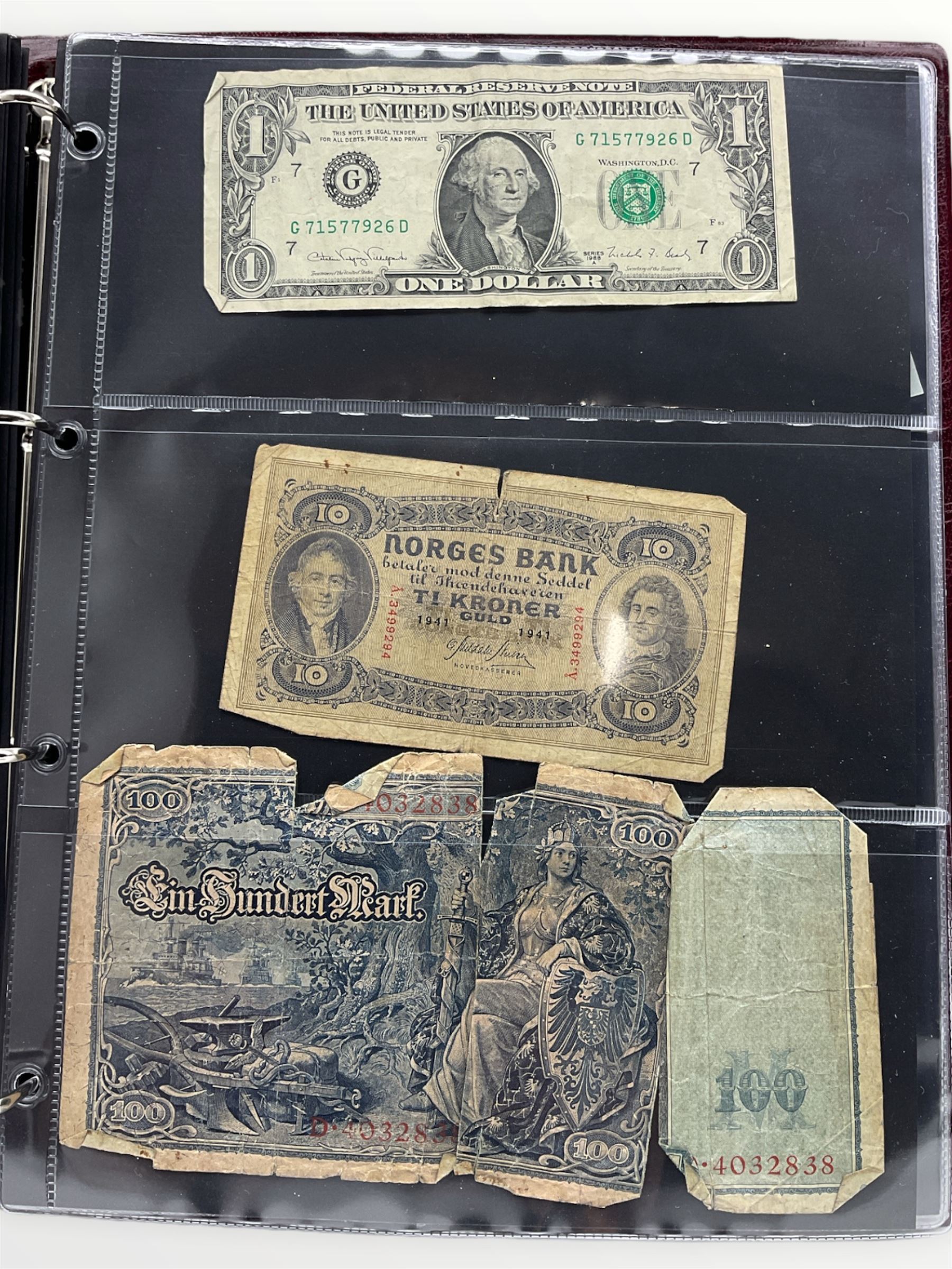 World banknotes including Bank of China five Yuan 1937 'BK268410' - Image 5 of 11