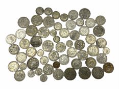 Approximately 580 grams of pre 1947 Great British silver coins including half crowns