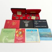 Isle of Man 1976 sterling silver coin set