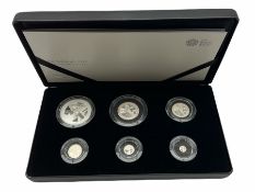 The Royal Mint United Kingdom 'The Britannia 2017 UK Six-coin Silver Proof Set'