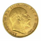 King Edward VII 1902 gold full Sovereign coin