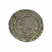 King Henry VIII hammered silver halfgroat coin