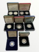The Royal Mint United Kingdom silver proof coins