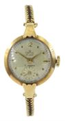 Smiths 9ct gold ladies manual wind bracelet wristwatch