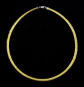 9ct yellow and white gold necklace