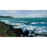 John Shave (British 20th century): 'Rocky Coast'