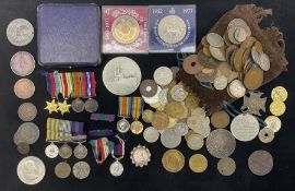 WWI and WWII miniature medals