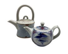 Tim Andrews (British 1960-): Small speckle glazed teapot