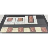 Great British Queen Victoria mint penny red stamps