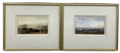 Kenneth Lauder ACRA (Scottish 1916-2004): 'A Walk on the Dunes Formby' and 'Carmarthenshire'