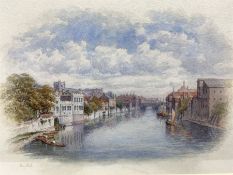 George Fall (British 1845-1925): York View From River Ouse