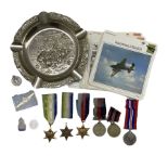 Various WWII medals including two War medals