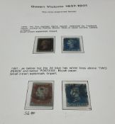 Great British Queen Victoria and later stamps including penny black