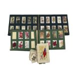 Selection of Cigarette Cards & Regimental Crests/Badges including