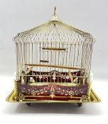 Victorian brass birdcage