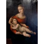 Italian School (18th/19th century) After Raphael (Italian 1483-1520): 'The Madonna and Child'