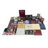 Ten United Kingdom brilliant uncirculated coin collections dated 1983