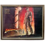 Original Indiana Jones and the Temple of Doom (1984) Poster 55cm x 70cm (framed)