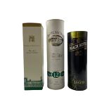 One bottle Bowmore 12 years old Islay single malt Scotch whisky in cardboard tube 70cl 40% Vol