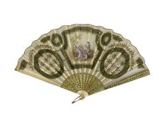 19th century ivory fan