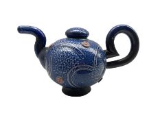 Peter Meanley (British 1944-): salt glazed teapot