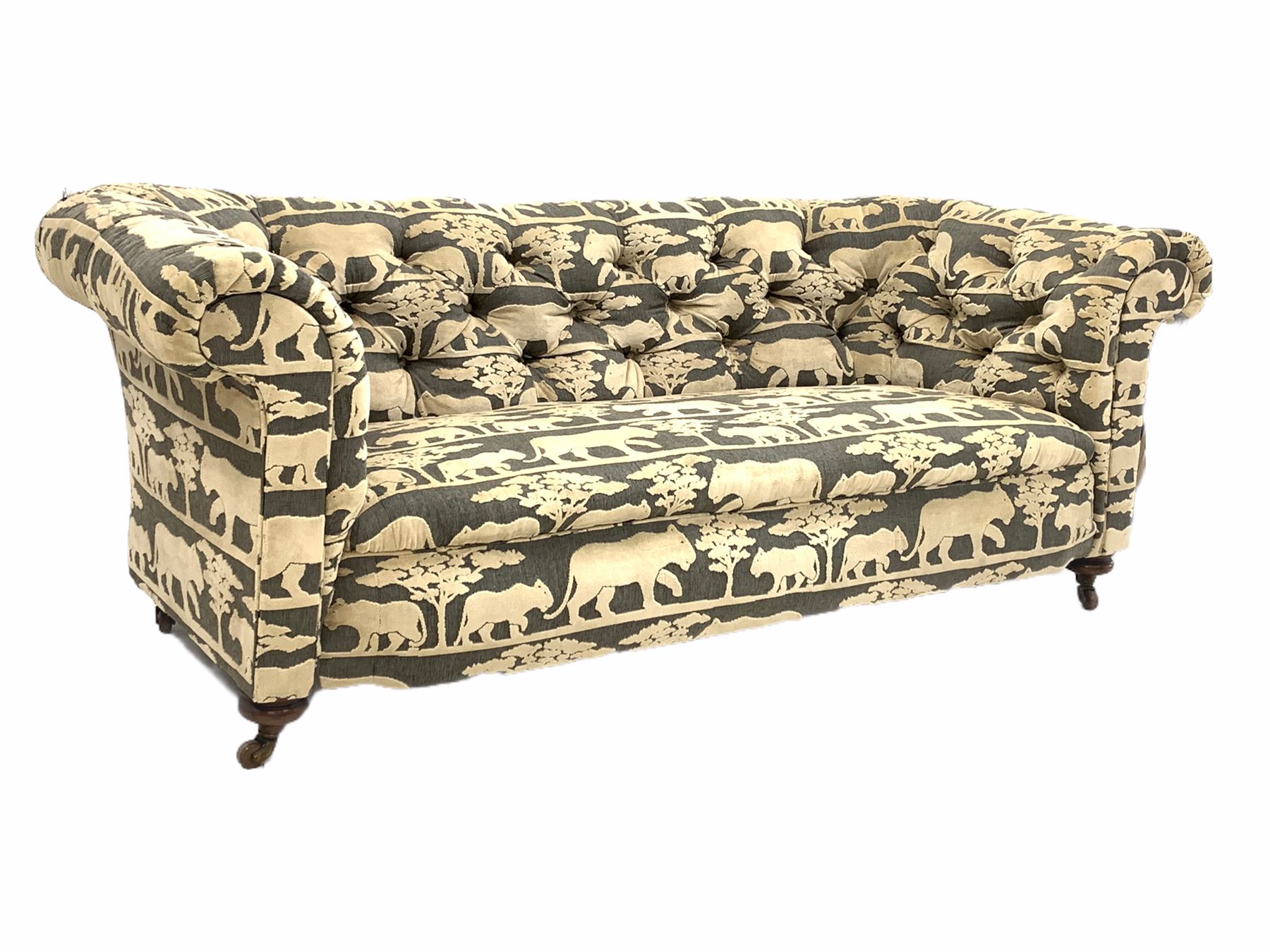 Victorian chesterfield sofa - Image 3 of 3