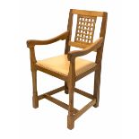 Peter 'Rabbitman' Heap of Wetwang - Yorkshire oak carver dining armchair