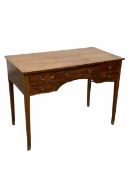 William IV mahogany side table
