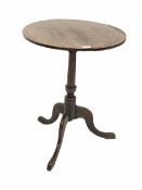 George III oak occasional table