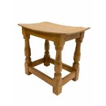 Robert 'Mouseman' Thompson of Kilburn - Yorkshire oak stool