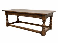 18th century style oak coffee table