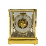 A 1970�s circa gilt brass cased Jager- LeCoultre Atmos Clock