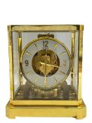 A 1970�s circa gilt brass cased Jager- LeCoultre Atmos Clock