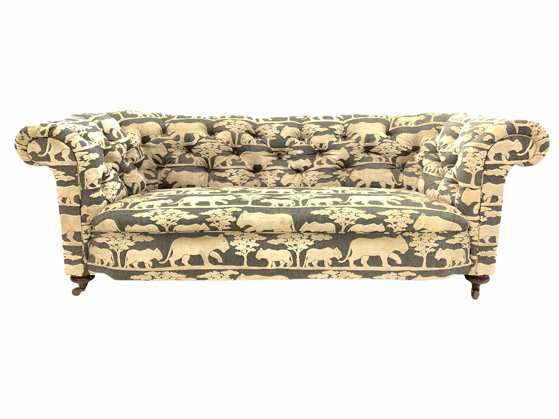 Victorian chesterfield sofa - Image 2 of 3